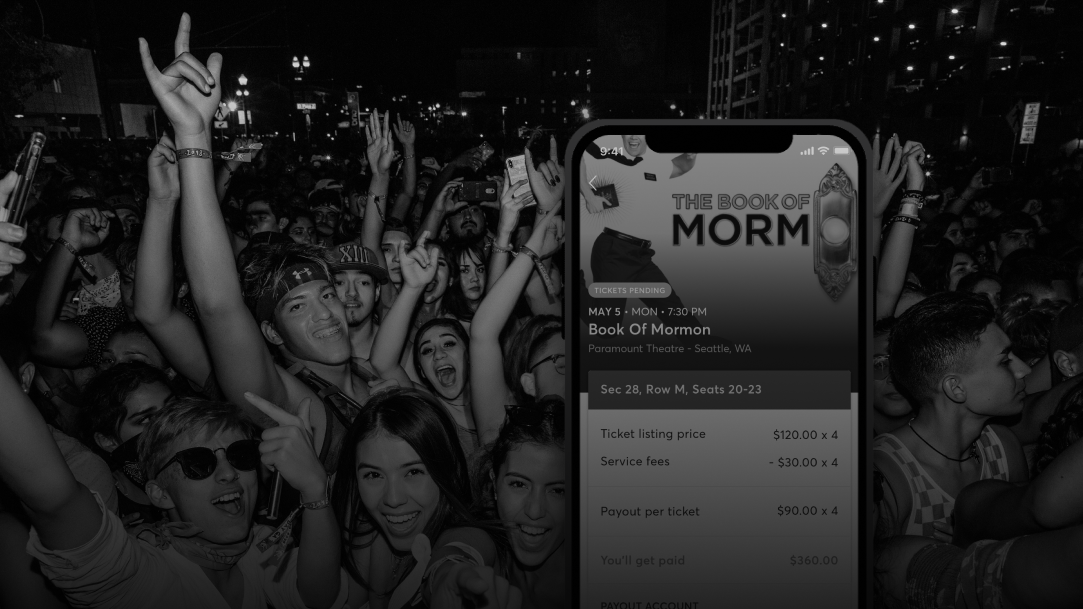 Ticketmaster redesign — hero