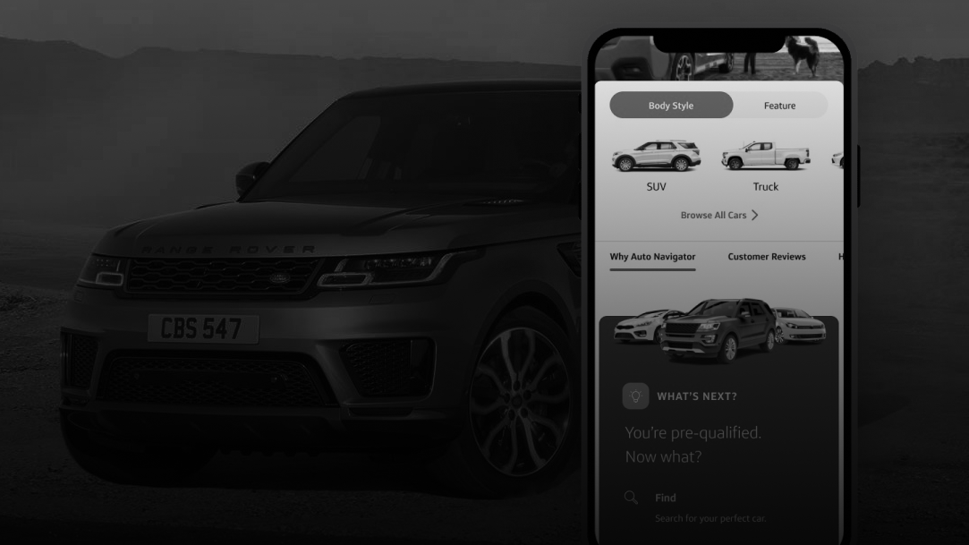 Capital One Auto Navigator after the redesign